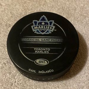 Toronto Marlies AHL Official Hockey Game Puck